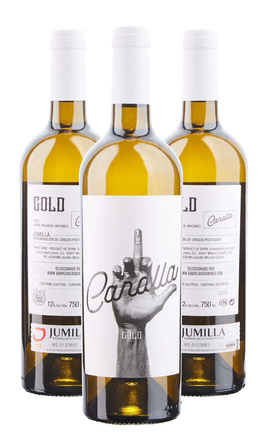 Canalla Blanco. Denominación de origen Jumilla